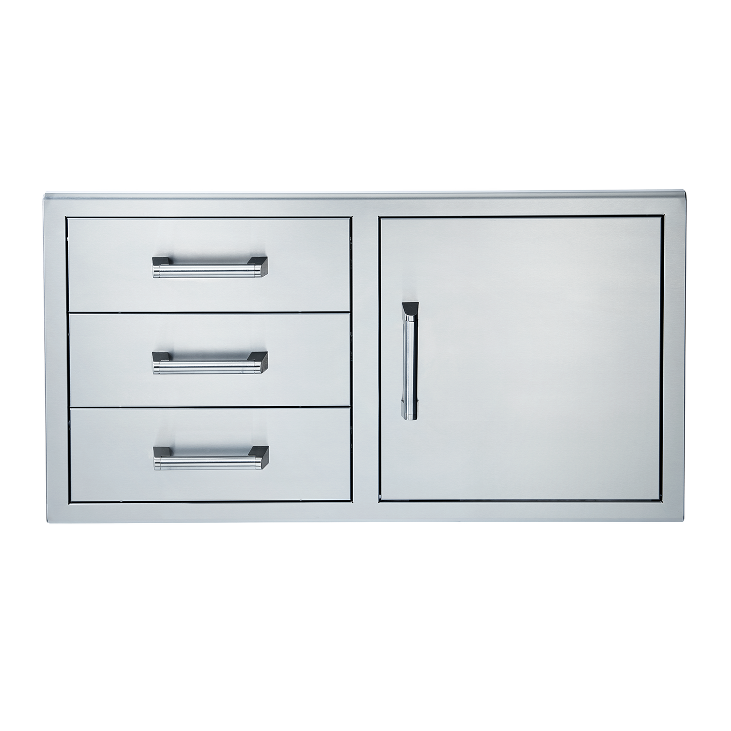 Broilmaster Stainless 42 inch Single Door Triple Drawer combo unit