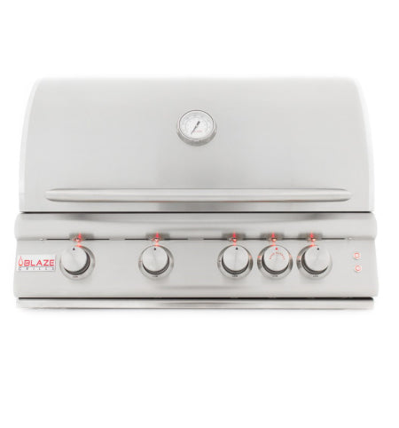 Blaze 32 Inch Marine Grade 4 Burner LTE Propane Gas - BLZ-4LTE2MG-NG - Texas Outdoor Patio Center