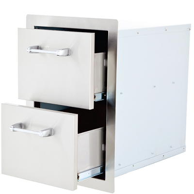 Lion Double Access Drawers - L2374 - Texas Outdoor Patio Center