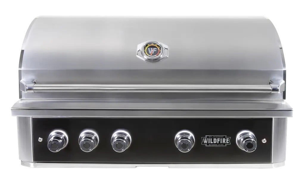 Wildfire The Ranch Pro 42 Inch Gas Grill Black 304 - WF-PRO42G-RH - Texas Outdoor Patio Center