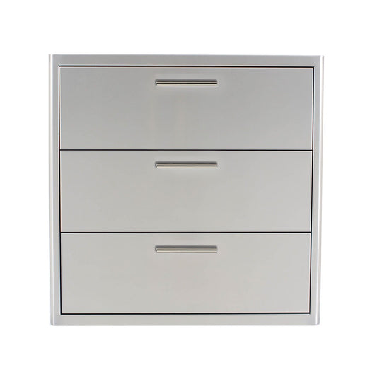 Blaze 30 Inch Triple Access Drawer - BLZ-30W-3DRW-LT