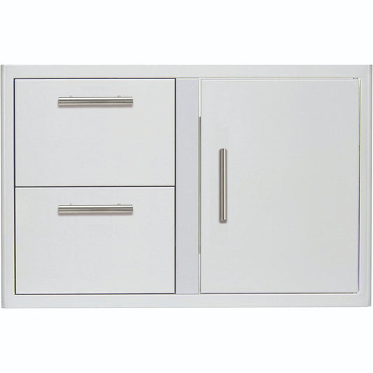 Blaze 32 Inch Access Door and Double Drawer Combo - BLZ-DDC-R-LTSC