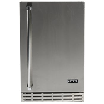 Coyote 21 Inch Outdoor Rated Fridge Left Hinge - 4.1 Cu - CBIR