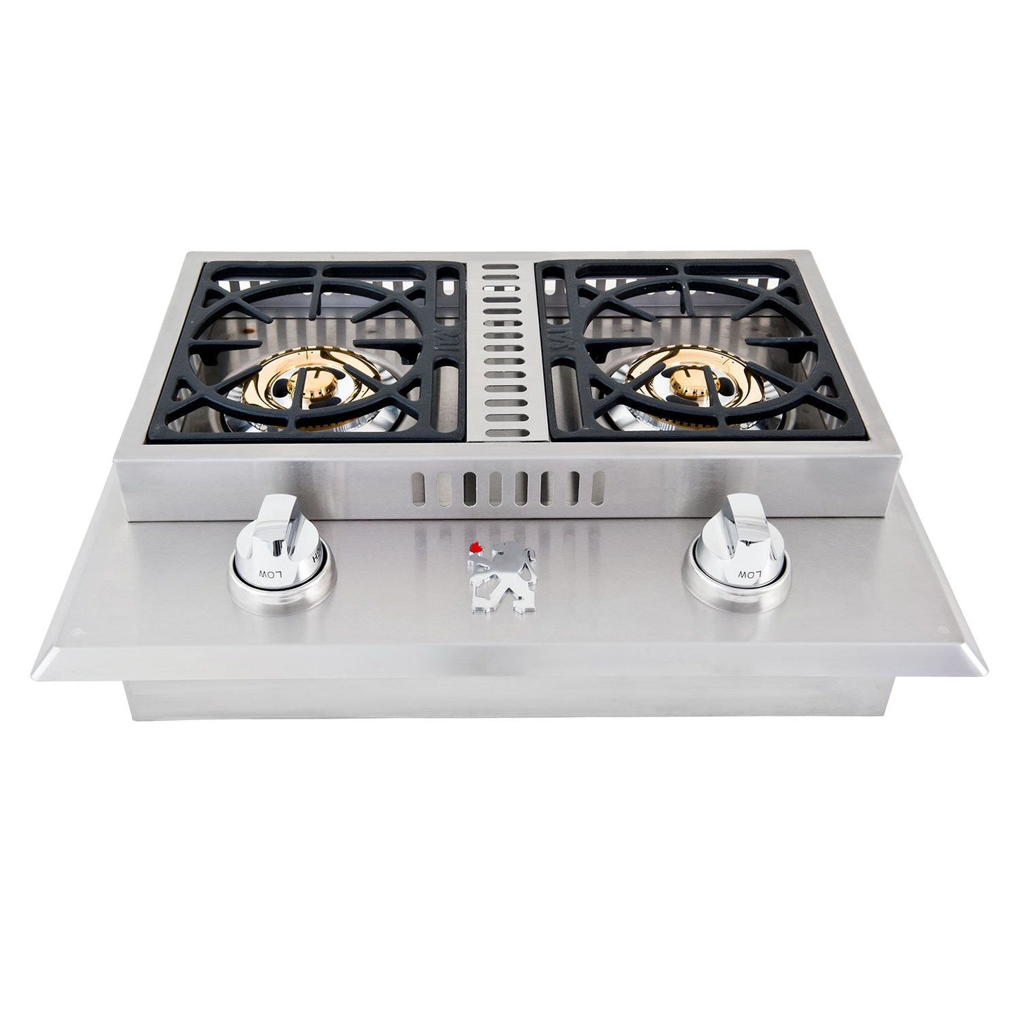 Lion Double Side Burner Natural Gas - L1634 - Texas Outdoor Patio Center